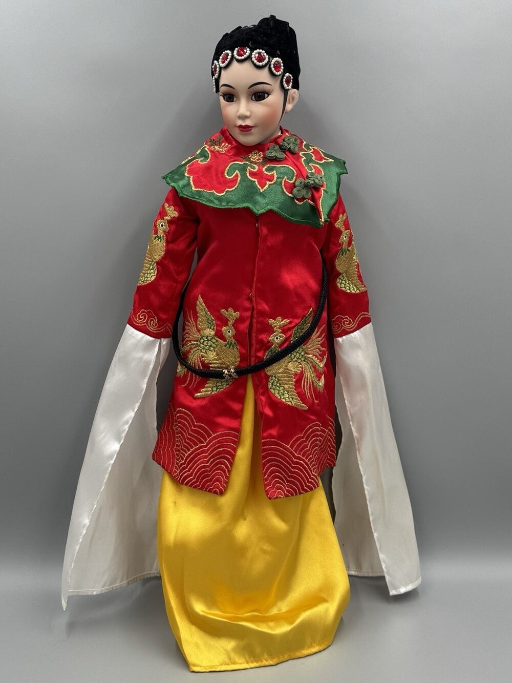 William Tung Vintage Porcelain Doll Chin Mei, Treasures Forever #620/2000 - 24”